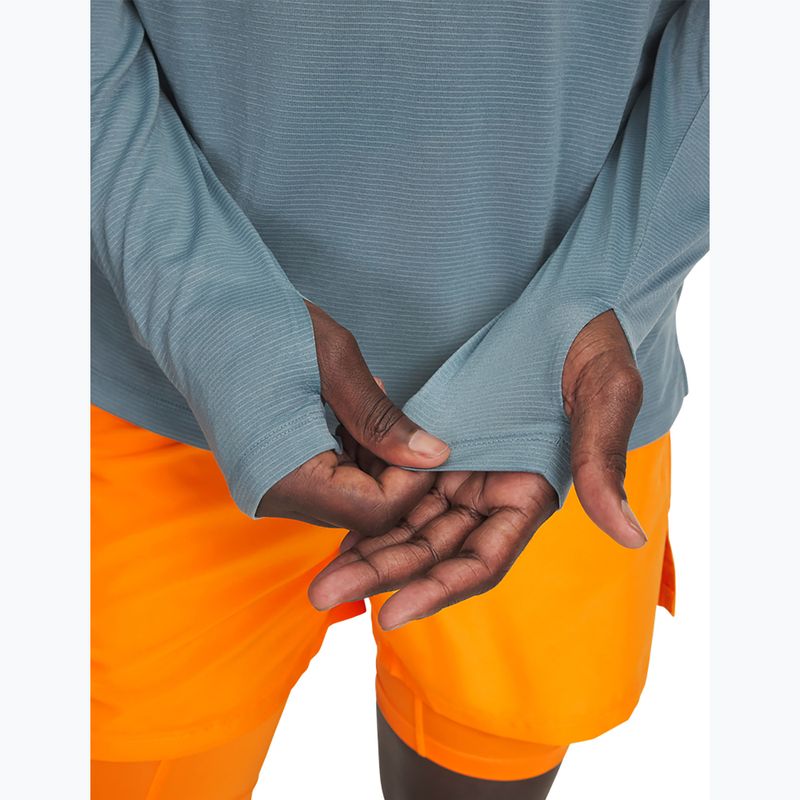 Felpa running uomo Under Armour Launch 1/4 Zip jasper blue/reflective 3