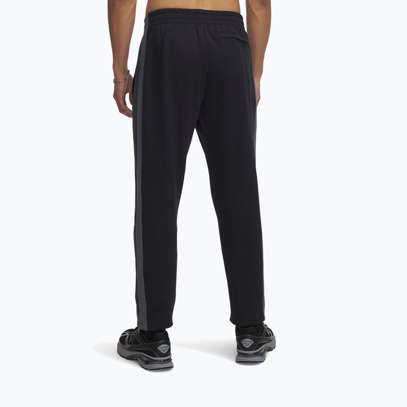 Pantaloni da allenamento uomo Under Armour Rival Fleece Colorblock black/castlerock/white 3