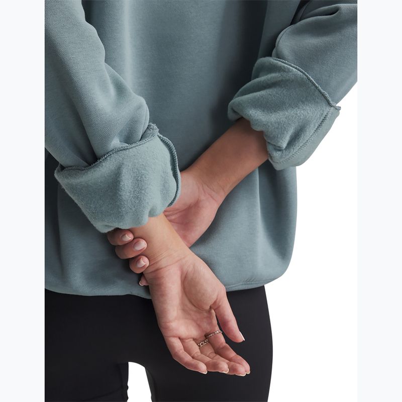 Felpa donna Under Armour Rival Fleece Varsity Crew serpentine/white 3