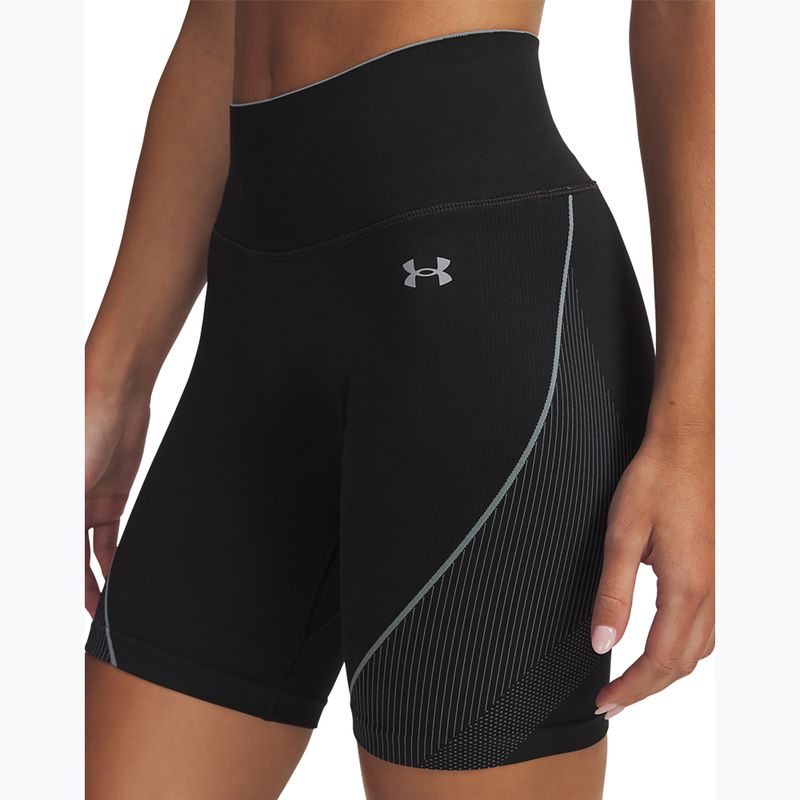 Pantaloncini donna Under Armour Vanish Seamless black/steel/steel 4