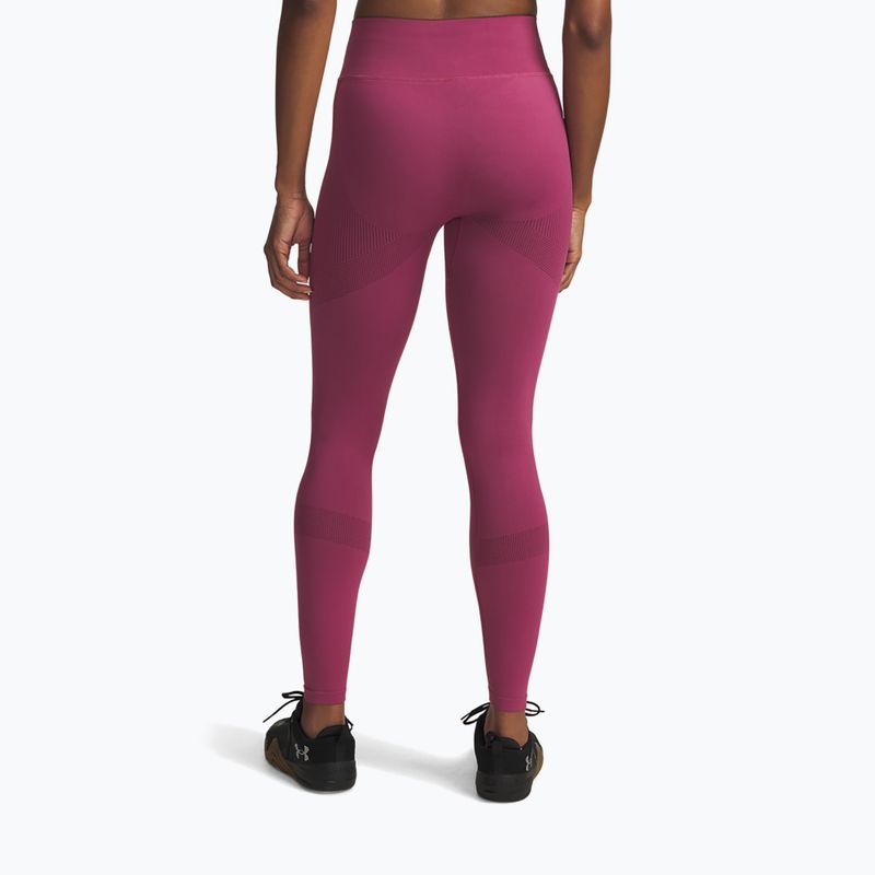 Leggings da allenamento donna Under Armour Vanish Seamless fuchsia dusk/dark maroon/dark maroon 3
