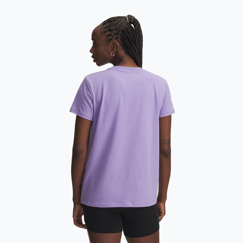 T-shirt donna Under Armour Rival Core transparent/white 2