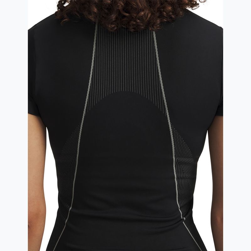 Maglia da allenamento donna Under Armour Vanish Seamless black/steel/steel 3