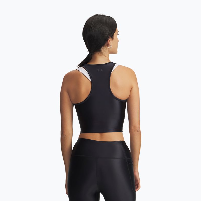 Top da allenamento donna Under Armour Motion Shine Tank black/jet gray 2