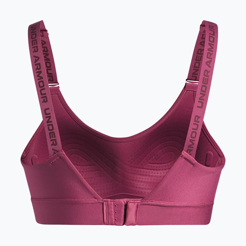 Reggiseno sportivo Under Armour Infinity Mid fuchsia dusk/dark maroon 5