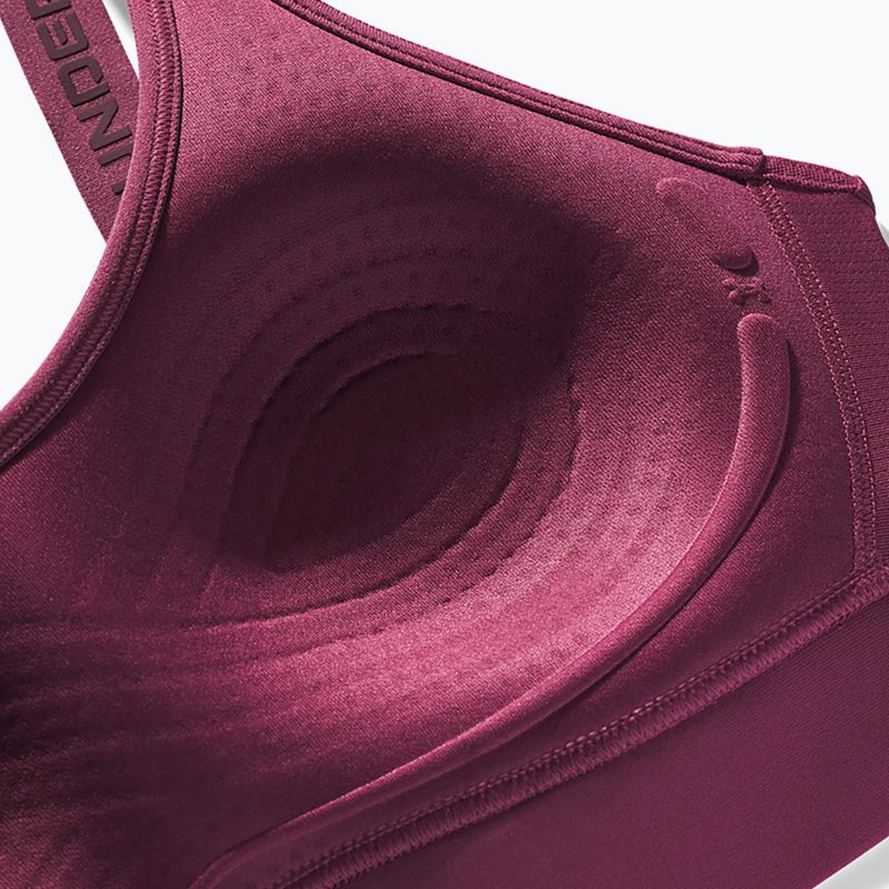 Reggiseno sportivo Under Armour Infinity Mid fuchsia dusk/dark maroon 6
