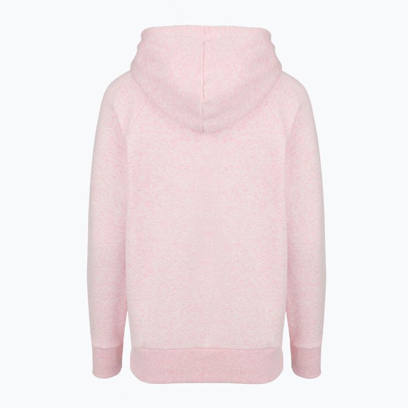 Felpa donna Under Armour Rival Fleece Hoodie prime pink light heather/prime pink 5