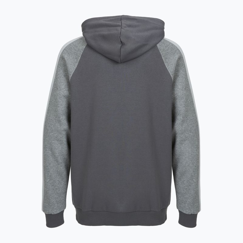Felpa da uomo Under Armour Rival Fleece Colorblock Hoodie castlerock/mod gray/white 4