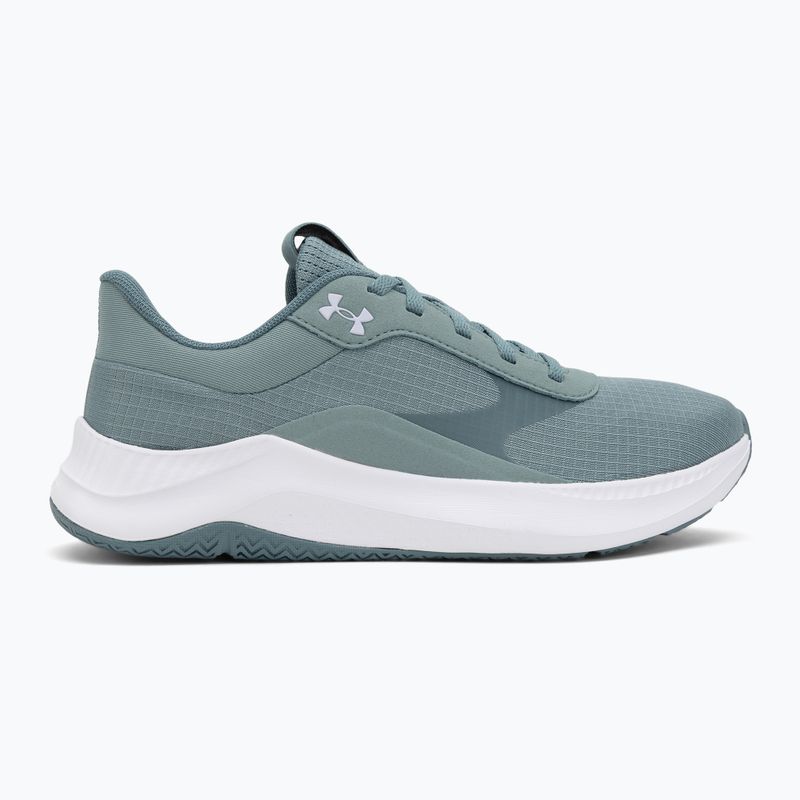 Scarpe da allenamento donna Under Armour Aurora 3 serpentine/white/salt purple 2