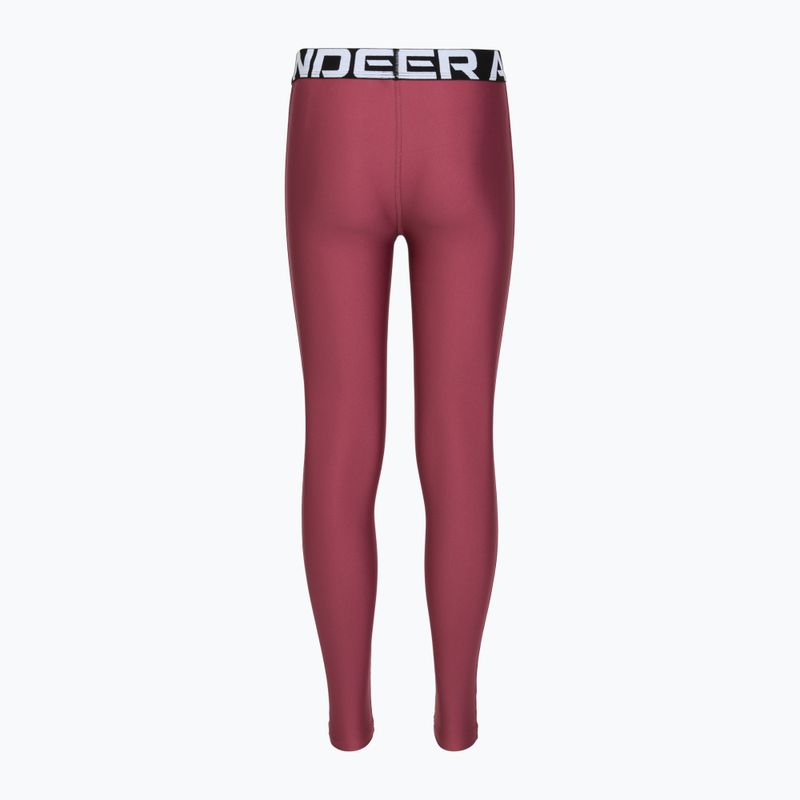 Leggings sportivi da bambino Under Armour HeatGear fuchsia dusk 2
