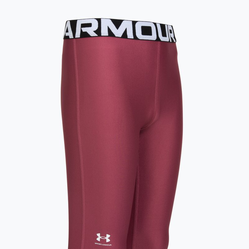 Leggings sportivi da bambino Under Armour HeatGear fuchsia dusk 3