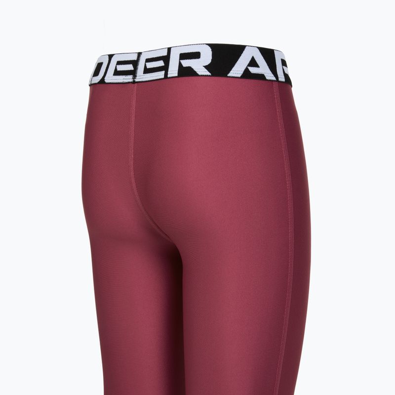 Leggings sportivi da bambino Under Armour HeatGear fuchsia dusk 4