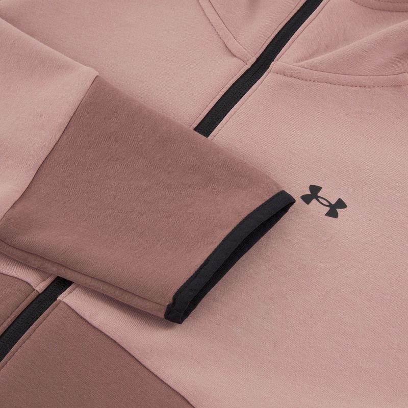 Felpa donna Under Armour Unstoppable Fleece HZ tourmaline pink/maroon mist/black 7