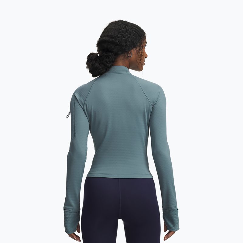 Felpa da running donna Under Armour Pro Half Zip jasper blue/reflective 2