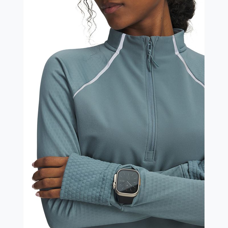 Felpa da running donna Under Armour Pro Half Zip jasper blue/reflective 3