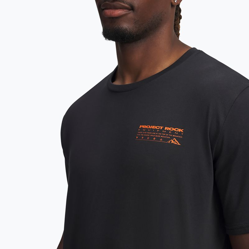 Maglia da allenamento uomo Under Armour Project Rock Q4 1 black/orange base 4