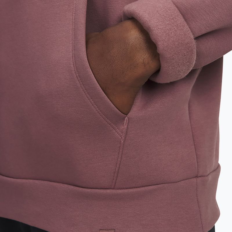 Felpa da uomo Under Armour Project Rock Icon Hoody maroon mist/black 3