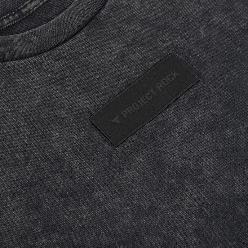 Maglia training da uomo Under Armour Project Rock Heavyweight Oversized black 3