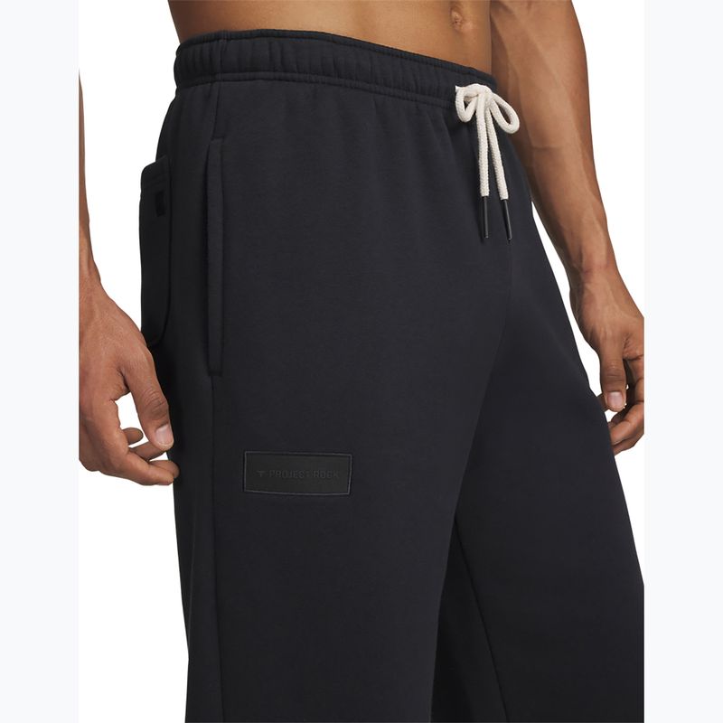 Pantaloni da allenamento uomo Under Armour Project Rock Icon Jogger black/black 4