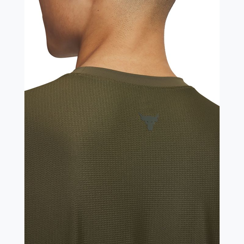 T-shirt da allenamento uomo Under Armour Project Rock Iso Chill expedition green/baroque green 3