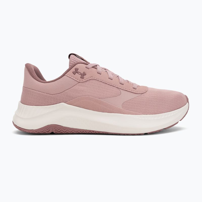 Scarpe da allenamento da donna Under Armour Aurora 3 tourmaline pink/summit white/maroon mist 2