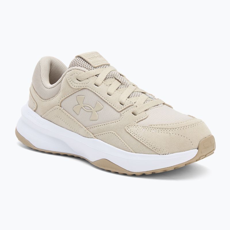 Scarpe da allenamento da uomo Under Armour Edge Suede khaki base/bianco/khaki base