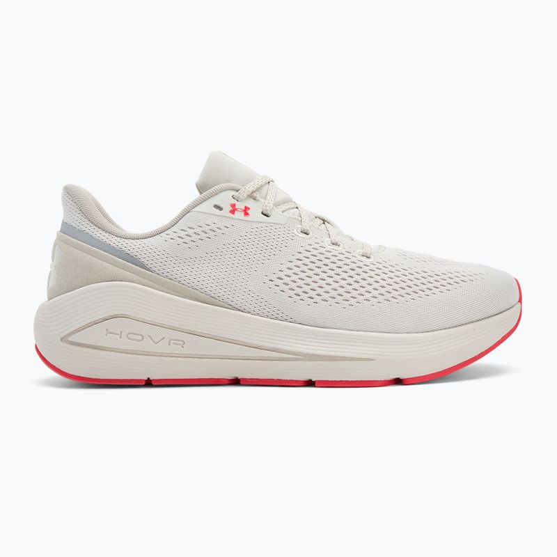 Scarpe da corsa da uomo Under Armour Sonic 7 summit white/khaki base/racer red 2