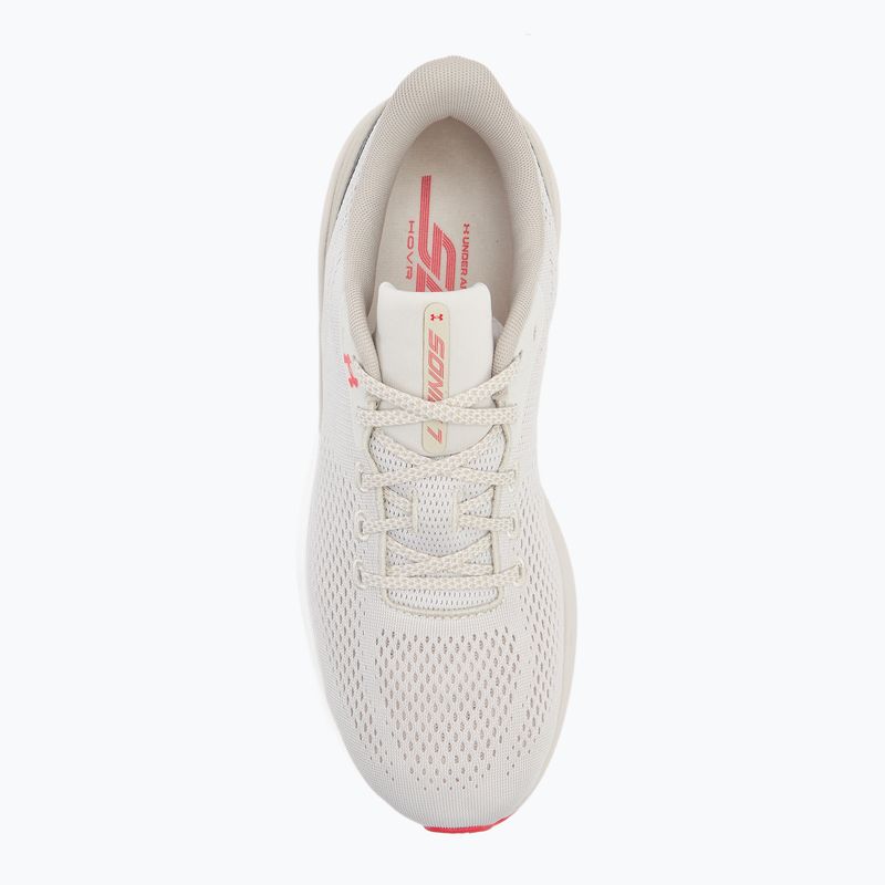 Scarpe da corsa da uomo Under Armour Sonic 7 summit white/khaki base/racer red 5