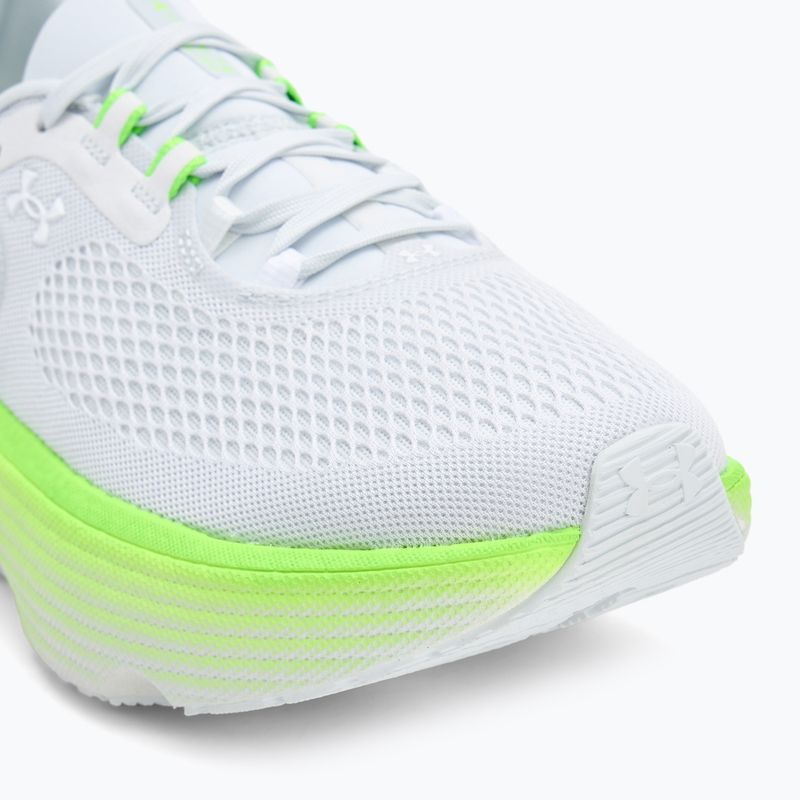 Scarpe da corsa da uomo Under Armour Infinite Elite 2 distant gray/hyper green/white 7