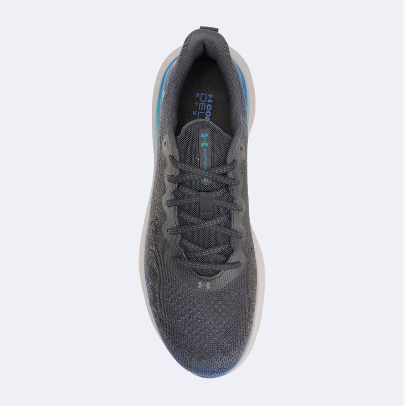 Scarpe da corsa da uomo Under Armour Infinite nero/reale/nero 5
