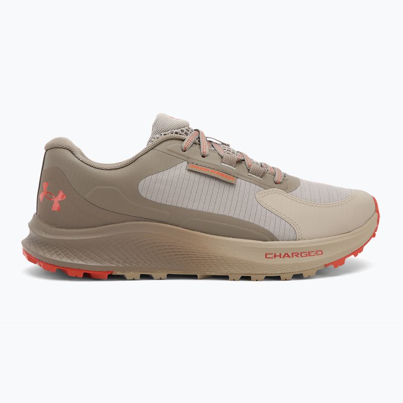 Scarpe da corsa da uomo Under Armour Charged Bandit Trail 3 timberwolf taupe/taupe dusk/surplus orange 2