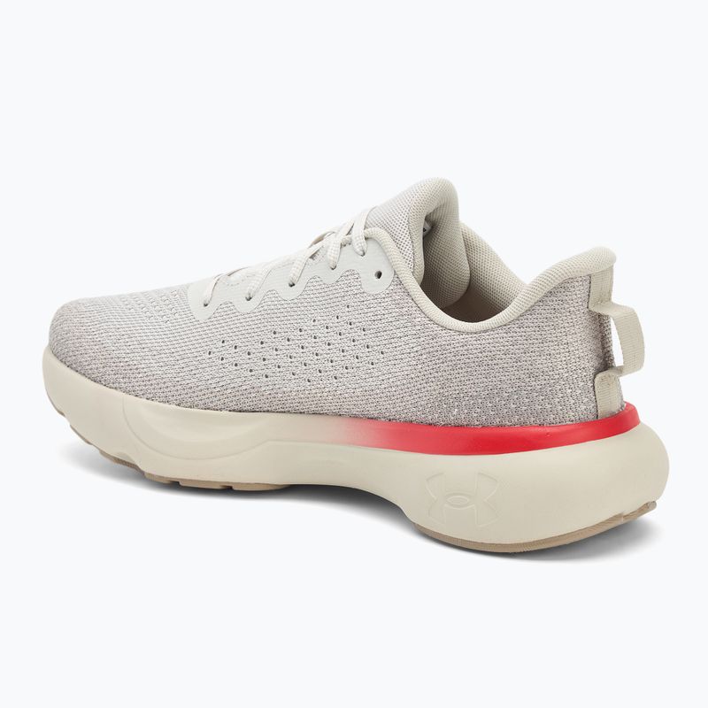 Scarpe da corsa da uomo Under Armour Infinite summit white/khaki base/racer red 3