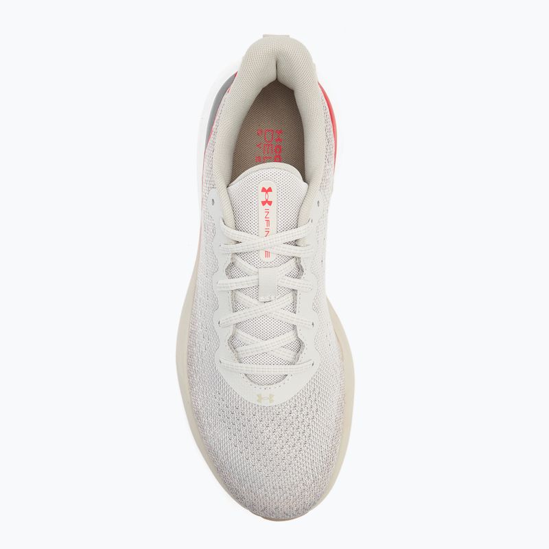 Scarpe da corsa da uomo Under Armour Infinite summit white/khaki base/racer red 5