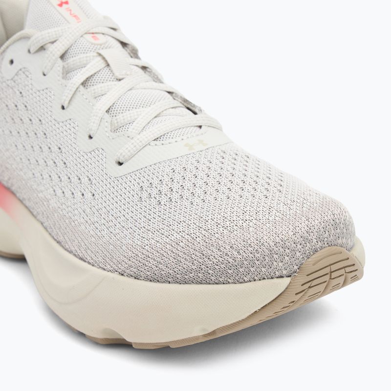 Scarpe da corsa da uomo Under Armour Infinite summit white/khaki base/racer red 7
