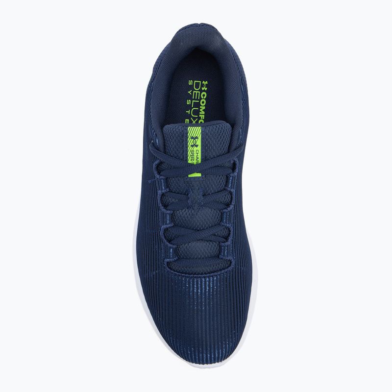 Scarpe da corsa da uomo Under Armour Charged Speed Swift washed navy/black/high vis yellow 5