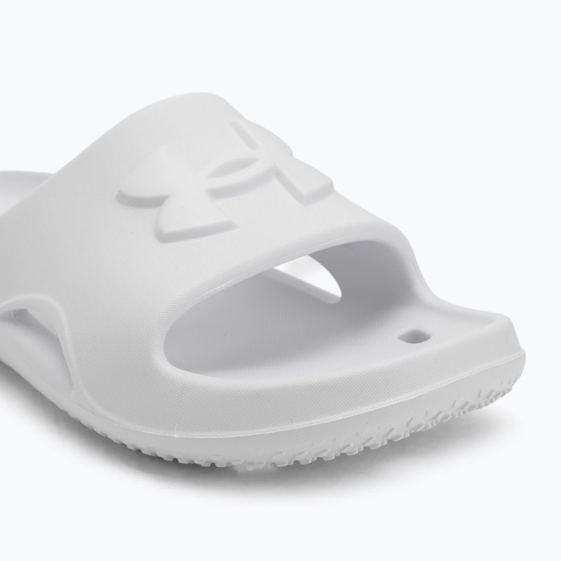 Ciabatte da uomo Under Armour Locker V Slide white/white/white 7