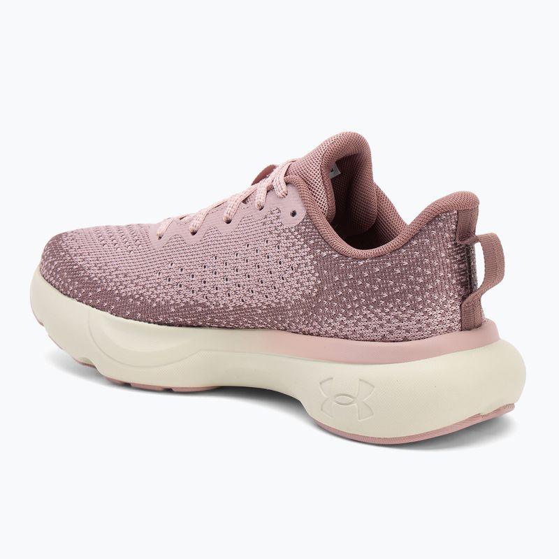 Scarpe da corsa da donna Under Armour Infinite tourmaline pink/maroon mist/summit white 3