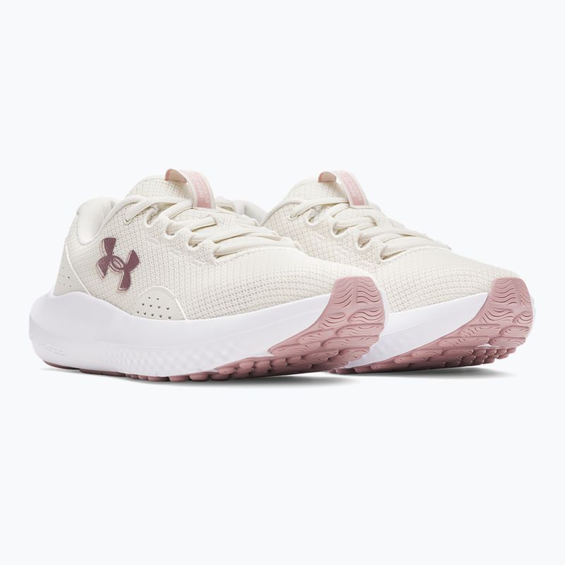 Scarpe da corsa donna Under Armour Charged Surge 4 Summit White/Tourmaline Pink/Metallic Tourmaline Pink 2