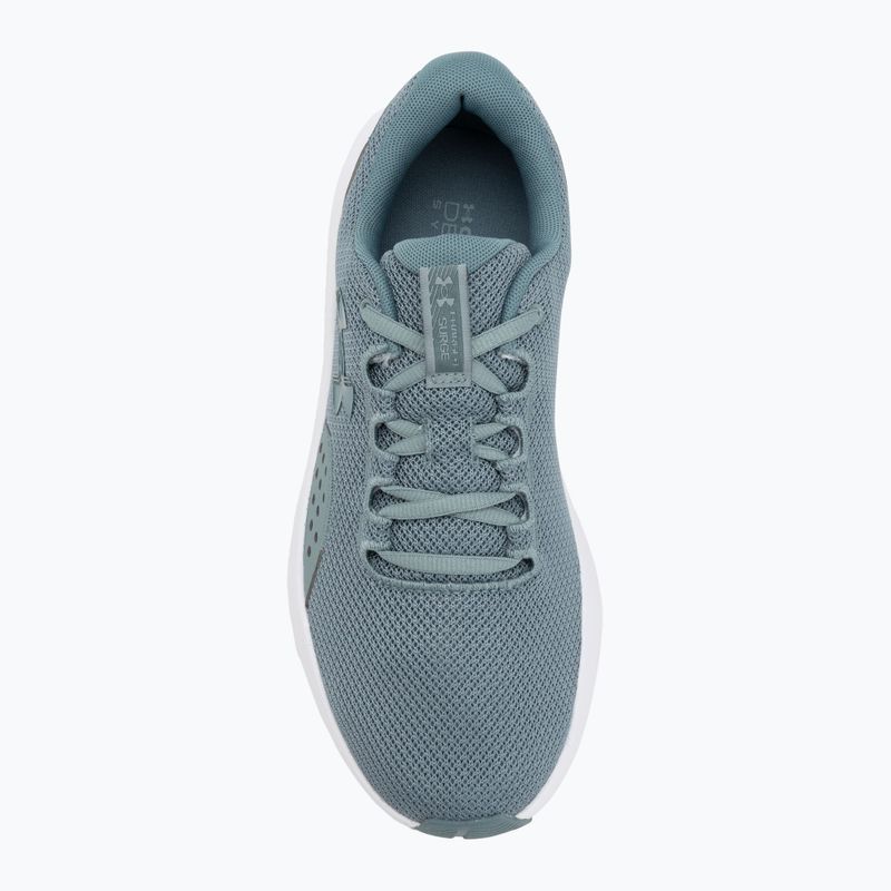 Scarpe da running uomo Under Armour Charged Surge 4 serpentine/jasper blue/jasper blue 5