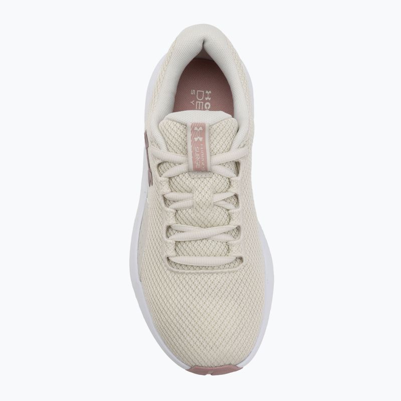 Scarpe da corsa donna Under Armour Charged Surge 4 Summit White/Tourmaline Pink/Metallic Tourmaline Pink 5