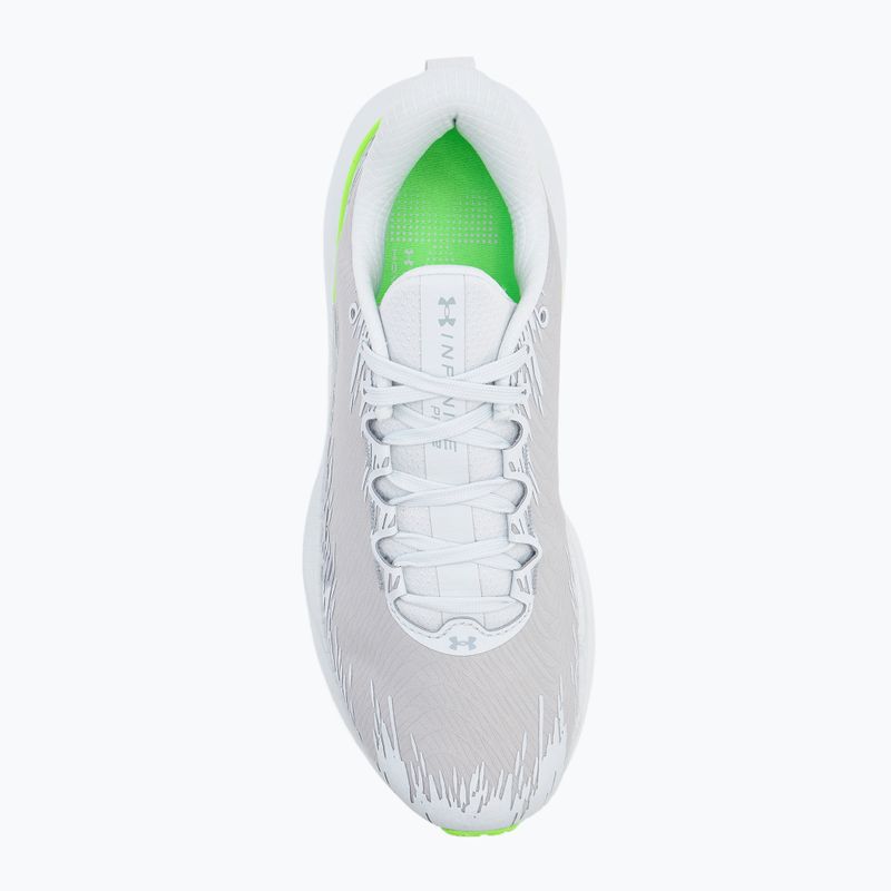 Scarpe da corsa Under Armour Infinite Pro 2 Storm distant gray/mod gray/hyper green 5
