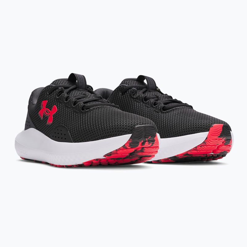 Scarpe running uomo Under Armour Charged Surge 4 black/anthracite/racer red 2