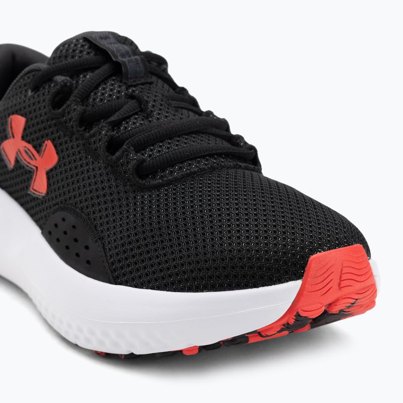 Scarpe running uomo Under Armour Charged Surge 4 black/anthracite/racer red 7