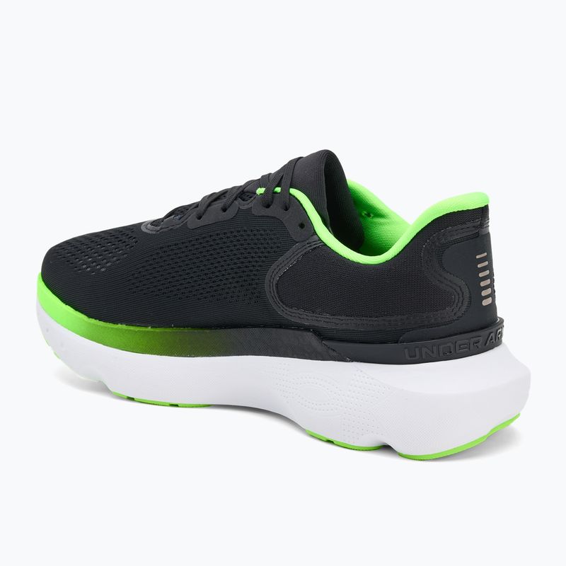Scarpe da corsa da uomo Under Armour Innfinite Pro 2 nero/verde iper/verde iper 3