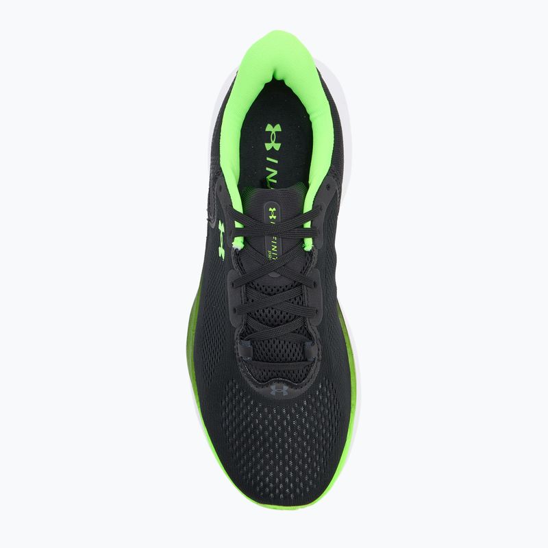 Scarpe da corsa da uomo Under Armour Innfinite Pro 2 nero/verde iper/verde iper 5