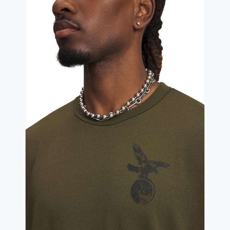 T-shirt da allenamento uomo Under Armour Project Rock Q4 Expedition Green/Black 3