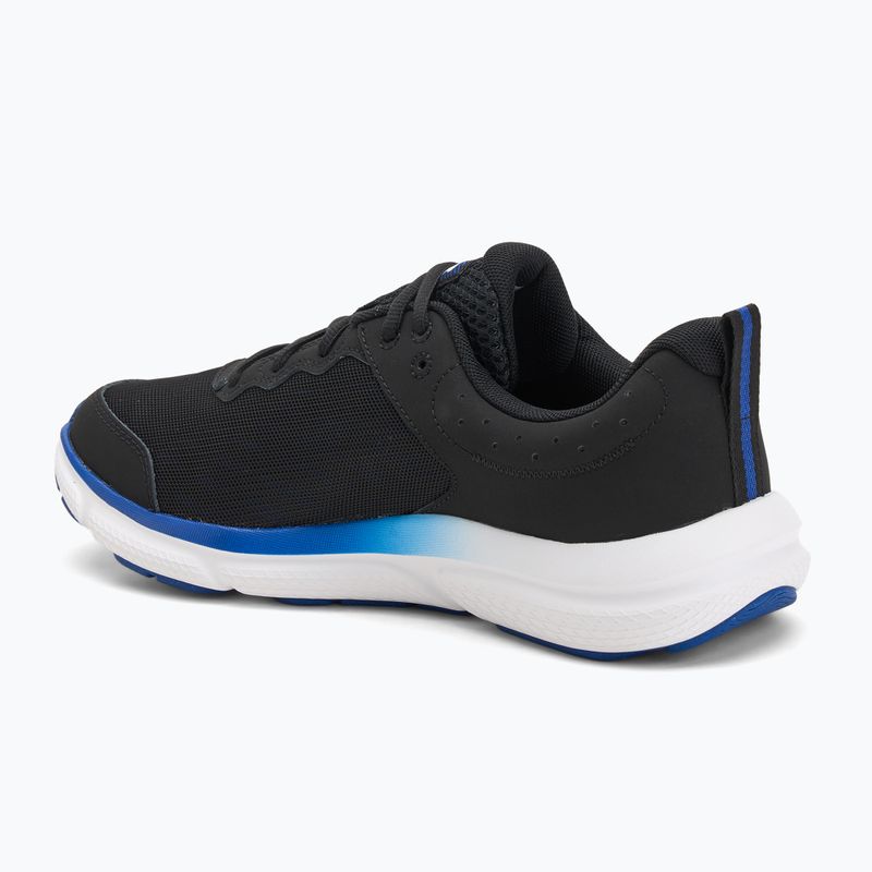 Scarpe da corsa da uomo Under Armour Charged Assert 10 nero/reale/bianco 3