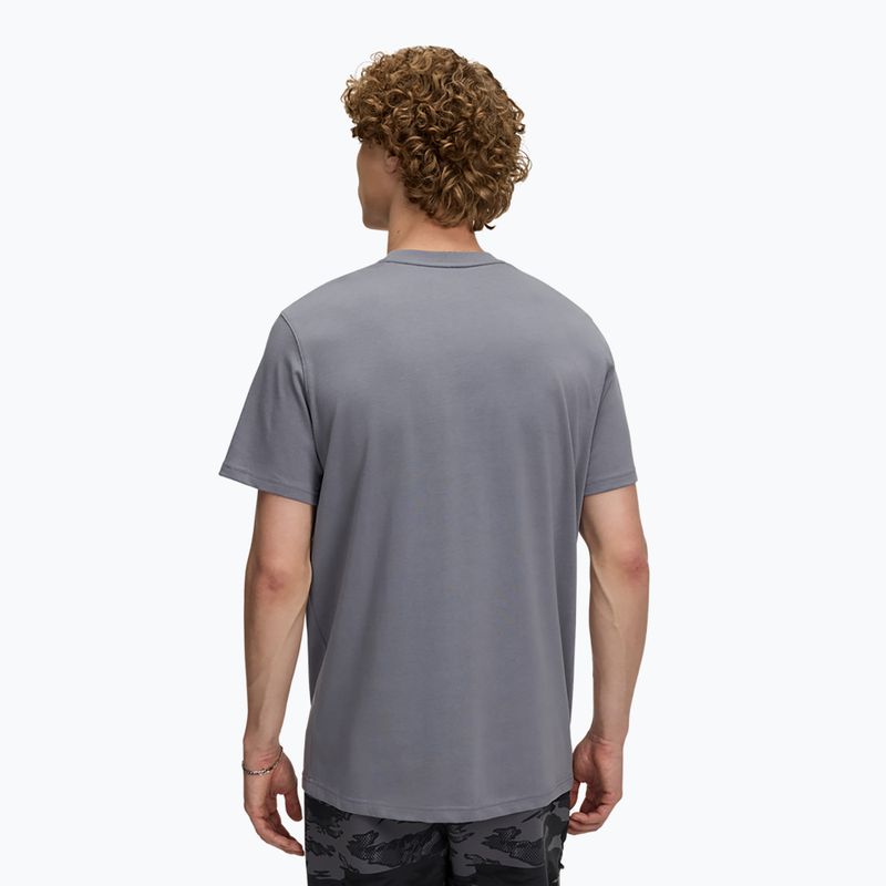 T-shirt da allenamento uomo Under Armour Logo Emb Heavyweight titan gray/black 2