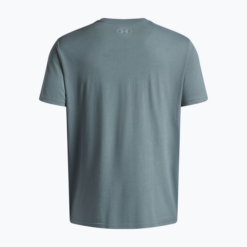 T-shirt da allenamento uomo Under Armour GL Foundation Update jasper blue/khaki base/serpentine 4