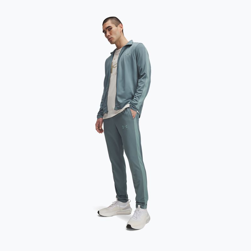 Tuta da uomo Under Armour UA Knit Track Suit jasper blue/serpentine/serpentine